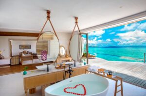 Milaidhoo Maldives Water Villa Bathroom