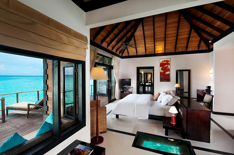 Water villa at Sun Siyam Iru Fushi