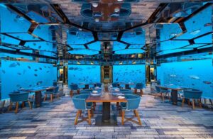 Restaurante submarino Anantara Kihavah Maldives