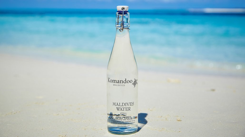 Sustainable Maldives water bottles