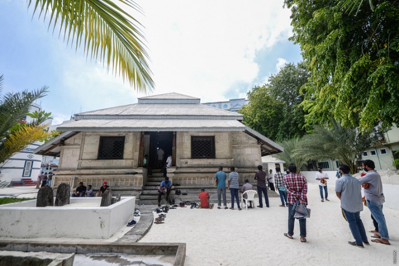 Mosquée du vieux vendredi Hukuru Miskiy à Malé