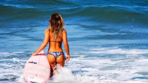 Surfing Maldives