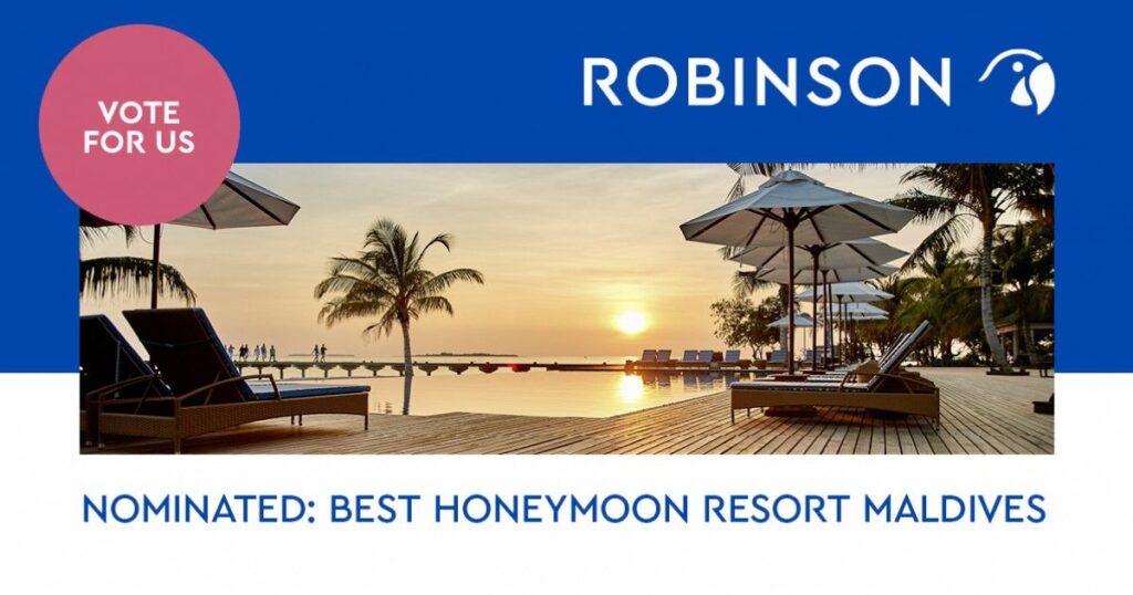 ROBINSON Noonu Nominated for World Travel Awards as Best Family and Honeymoon Resort in Maldives.