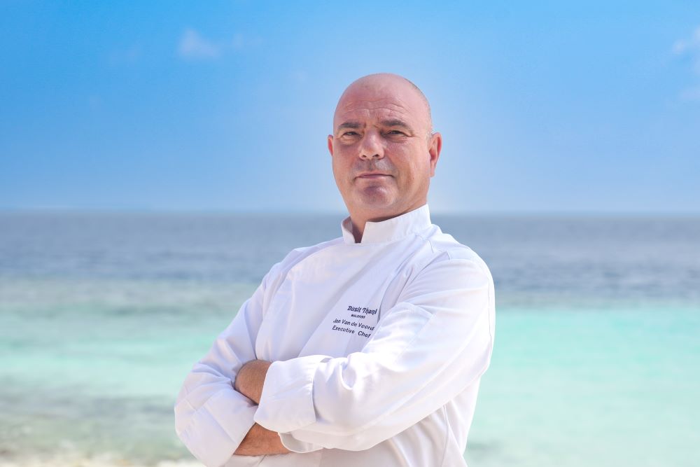 Le chef étoilé Jan Van de Voorde prend les commandes du Dusit Thani Maldives