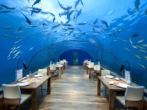 Ithaa Undersea Restaurant at Conrad Maldives Rangali Island