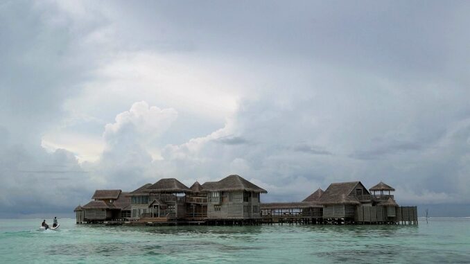 Pluie aux Maldives