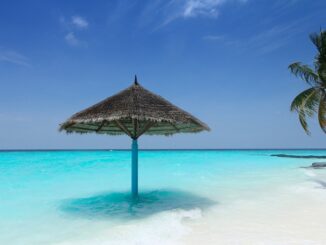 Spiaggia alle Maldive