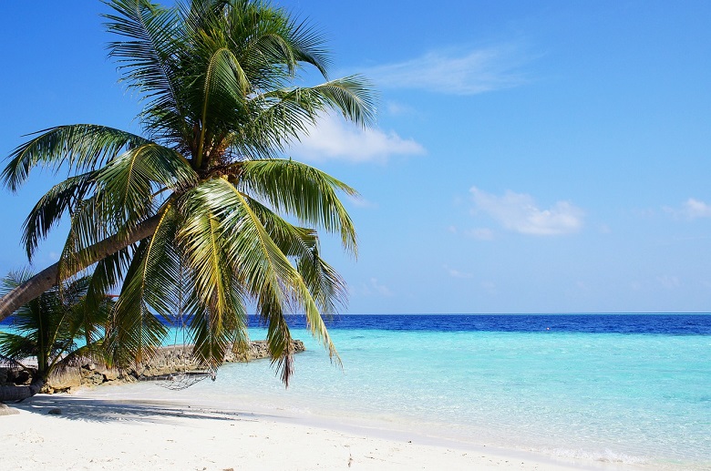 A beach in Maldives