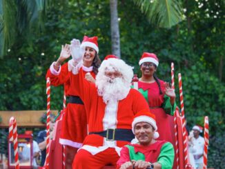 Christmas celebration in the Maldives